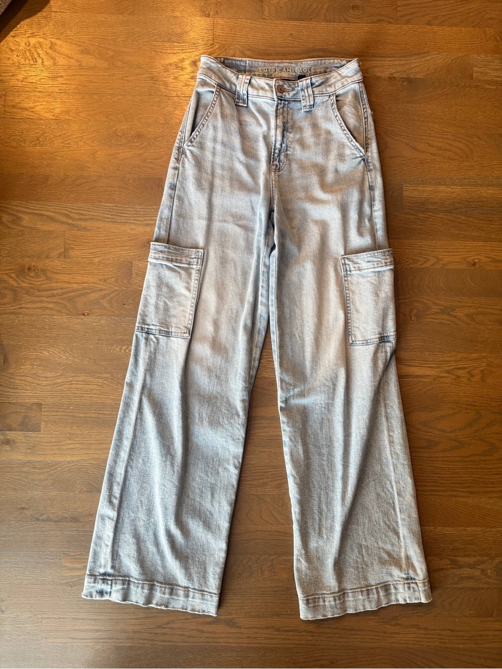 American Eagle High Rise Baggy Wide Leg